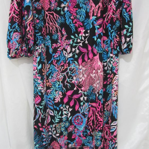 Lilly Pulitzer S Shae Knee Length Dress Belted - Picture 8 of 9